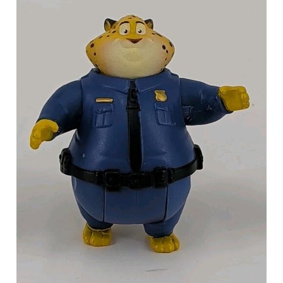 Disney World of Zootopia 7 Figures Toy Lot Set Cake Toppers 2 Tomy Judy Hopps - Picture 3 of 15